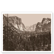 Entrance to Yosemite Valley - Yosemite National Park, California - c. 1865 - Fine Art Prints & Posters