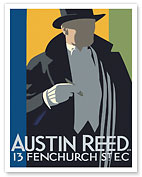 Austin Reed - London’s Upmarket Clothing Retailer - c. 1927 - Giclée Art Prints & Posters