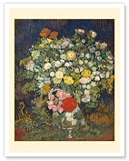 Bouquet of Flowers in a Vase - Still Life - c. 1890 - Fine Art Prints & Posters