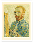 Portrait of Vincent van Gogh - c. 1889 - Giclée Art Prints & Posters