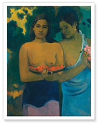 Two Tahitian Women - c. 1899 - Fine Art Prints & Posters