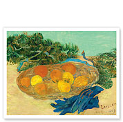 Still Life of Oranges and Lemons with Blue Gloves - c. 1889 - Giclée Art Prints & Posters