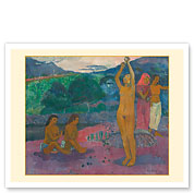 The Invocation - Tahitian Polynesian Religious Ceremony - c. 1903 - Fine Art Prints & Posters