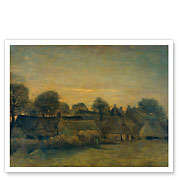 Rural Village at Dusk - Nuenen, Netherlands - c. 1884 - Fine Art Prints & Posters