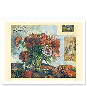 Still Life with Peonies - c. 1884 - Fine Art Prints & Posters