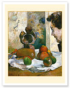 Still Life with Profile of French artist Charles Laval - c. 1886 - Fine Art Prints & Posters