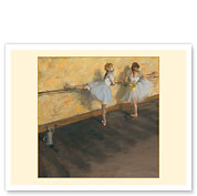 Dancers Practicing at the Barre - c. 1877 - Fine Art Prints & Posters