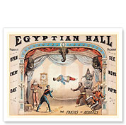 Maskelyne and Cooke - The Fakirs of Benares - at the Egyptian Hall - c. 1885 - Fine Art Prints & Posters