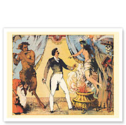 Viennese Phantasmagoria Theater Performance - c. 1840 - Fine Art Prints & Posters