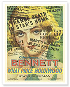 What Price Hollywood - Starring Constance Bennett - c. 1932 - Fine Art Prints & Posters
