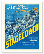 Stagecoach - Starring Claire Trevor and John Wayne - Directed by John Ford - c. 1939 - Fine Art Prints & Posters