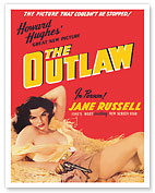 The Outlaw - Staring Jane Russell - Directed by Howard Hughes - c. 1943 - Fine Art Prints & Posters