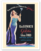 Gilda - Staring Rita Hayworth and Glenn Ford - c. 1946 - Fine Art Prints & Posters