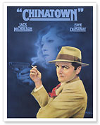 Chinatown - Starring Jack Nicholson and Faye Dunaway - Directed by Roman Polanski - c. 1974 - Fine Art Prints & Posters