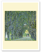 Avenue in the Park of Schloss Kammer Castle - Austria - c. 1912 - Fine Art Prints & Posters