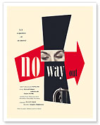 No Way Out - Starring Richard Widmark & Sidney Poitier - c. 1950 - Fine Art Prints & Posters