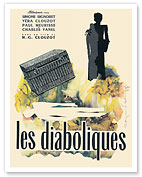 The Diabolical (Les Diaboliques) Starring Simone Signoret Directed by H.-G. Clouzot - c. 1955 - Fine Art Prints & Posters