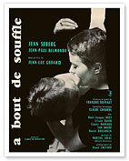 Breathless (Á Bout de Souffle) - Jean Seberg, Jean-Paul Belmondo - c. 1959 - Fine Art Prints & Posters