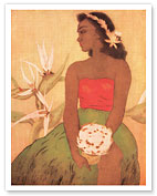 Hula Dancer Hawaii - c. 1939 - Fine Art Prints & Posters