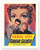 The Secret Fury (Fureur Secrète) - Starring Claudette Colbert Robert Ryan - c. 1950 - Fine Art Prints & Posters