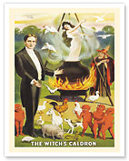 The Witch’s Caldron Illusion - Howard Thurston - c. 1910 - Fine Art Prints & Posters