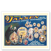 The Great Jansen - America’s Great Transformist - c. 1911 - Fine Art Prints & Posters