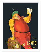 Cruz del Campo Brewery Beers - Seville Spain - c. 1906 - Fine Art Prints & Posters