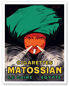 Cigarettes Matossian - Cairo Egypt (Le Caire Égypte) - c. 1921 - Fine Art Prints & Posters