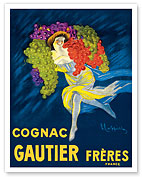 Cognac Gautier Frères - Fine French Cognac - c. 1907 - Fine Art Prints & Posters