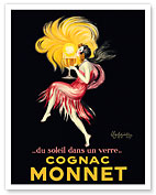 Cognac Monnet - Sunshine in a Glass (du Soleil dans un Verre) - c. 1927 - Fine Art Prints & Posters