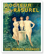 Doctor Rasurel - Hygienic Underwear (Sous Vêtements Hygièniques) - c. 1906 - Fine Art Prints & Posters