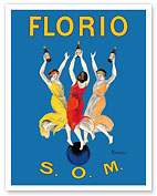Florio Apétif Wines - S.O.M. (Superior Old Marsala) - c. 1911 - Fine Art Prints & Posters