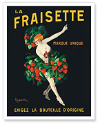 La Fraisette Strawberry Liqueur - c. 1909 - Fine Art Prints & Posters
