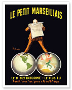 Le Petit Marseillais Daily Newspaper - c. 1911 - Fine Art Prints & Posters