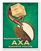 Axa Margarine - Freshness Guarantee (Garantie Fraîche) - c. 1931 - Fine Art Prints & Posters