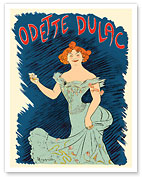 Odette Dulac - Cabaret Chanteuse at the Theâtre des Mathurins - c. 1904 - Fine Art Prints & Posters