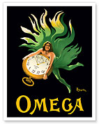 Omega Swiss Pocket Watches - c. 1910 - Fine Art Prints & Posters