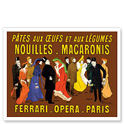 Ferrari Opera Paris - Noodles Macaroni (Nouilles Macaronis) - c. 1901 - Fine Art Prints & Posters