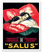 Salus - Mattress & Quilt Cushion Covers - c. 1924 - Fine Art Prints & Posters