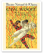 Théâtre National de l’Opéra Paris - Grand Masked Ball (Grand bal Masqué) - c. 1921 - Fine Art Prints & Posters