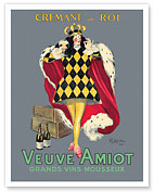 Veuve Amiot - Crémant du Roi - Great Sparkling Wine of King’s - c. 1922 - Fine Art Prints & Posters