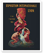 1914 Exposition Internationale Lyon France - Fine Art Prints & Posters