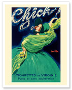 Chick French Cigarettes from Virginia (de Virginie) - Fine Art Prints & Posters