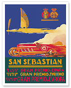 1926 San Sebastian Spanish Grand Prix (Gran Premio de San Sebastian) - Fine Art Prints & Posters