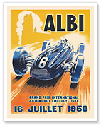 1950 Albi Grand Prix International - Fine Art Prints & Posters