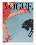 Fashion Magazine - Feb 15 1958 - The Red Shoe - Running with the Bulls - Fine Art Prints & Posters