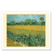 Field With Flowers Near Arles France - c. 1888 - Fine Art Prints & Posters