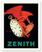 Zenith Swiss Pocket Watch - c. 1928 - Fine Art Prints & Posters