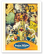 Snow White and the Seven Dwarfs - c. 1937 - Fine Art Prints & Posters