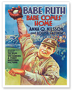 Babe Comes Home - Starring Babe Ruth with Anna Q. Nilsson - c. 1927 - Fine Art Prints & Posters
